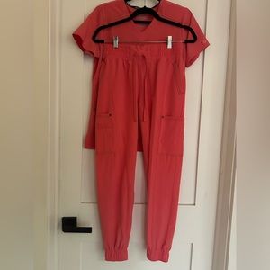 Dickies Jogger Scrub Set. Size Small. Color Pink. Worn Once.
